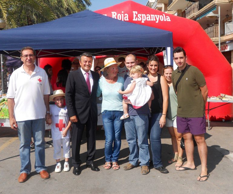 José Chulvi visitó el rastrillo en el 2014