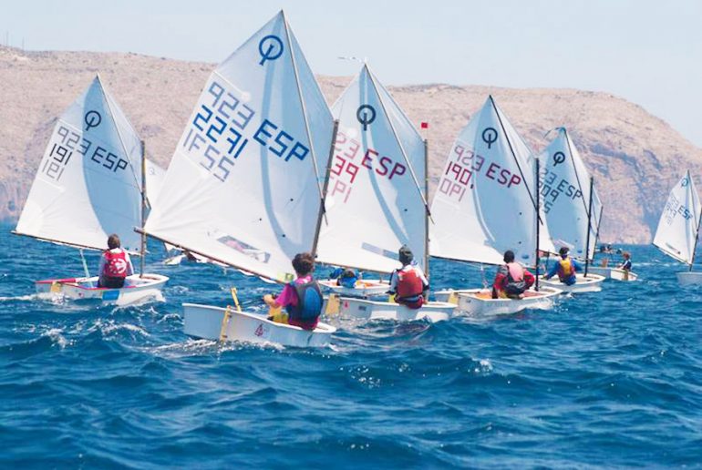 Regata Optimits en Xàbia