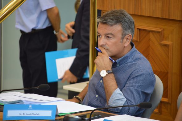 José Chulvi en el pleno de la Diputación de Alicante