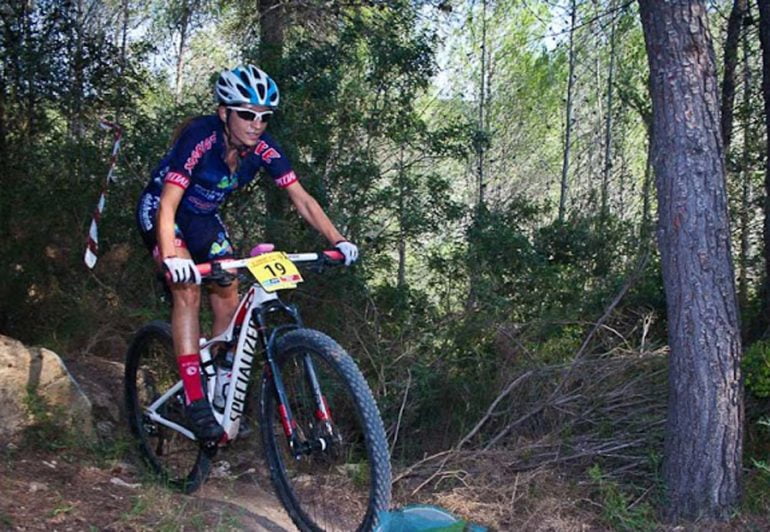 Noemí Guillem durante la prueba de Xaló