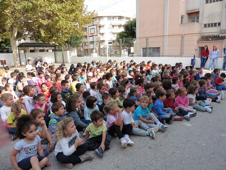 Alumnos del CEIP Port de Xàbia