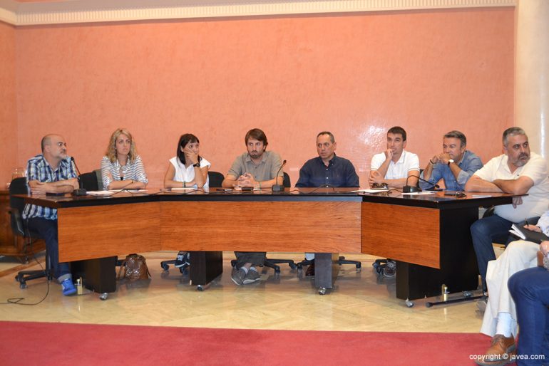 Chulvi en la reunión con Carmen Montón