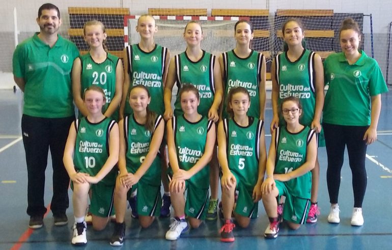 Equipo infantil Femenino del CB Joventut Xàbia