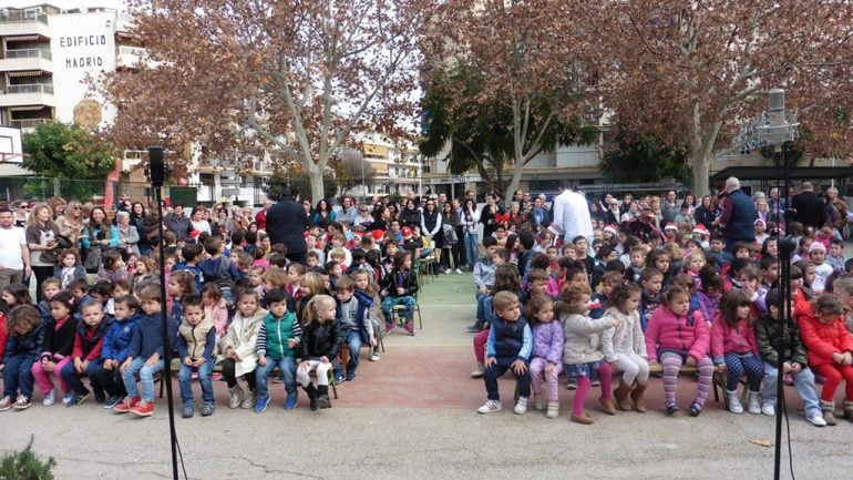 Escolares del colegio Port de Xàbia