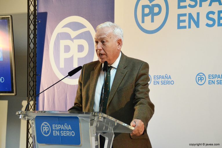 García-Margallo en su mitin de Xàbia