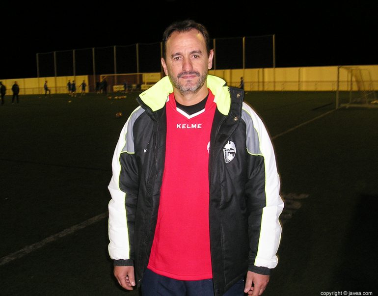 Juanjo Cháfer entrenador del CD Jávea