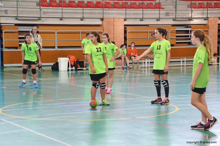 Las chicas infantiles del CH Xàbia