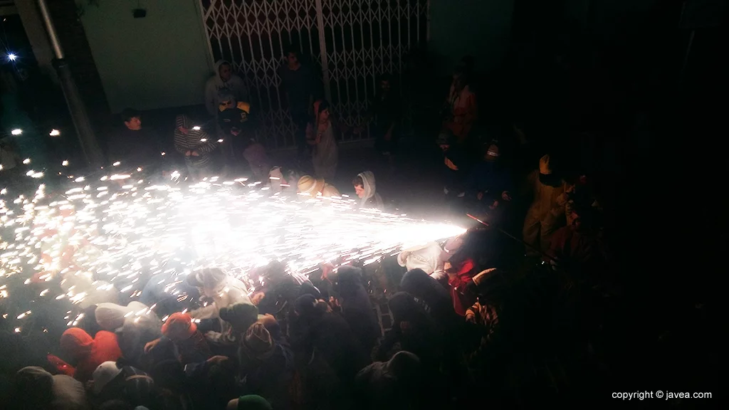 Cohete en el correfocs