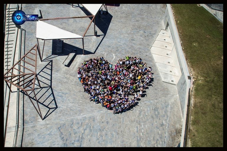 Imagen desde un dron de la Jornada Convivencia Xàbia Conviu