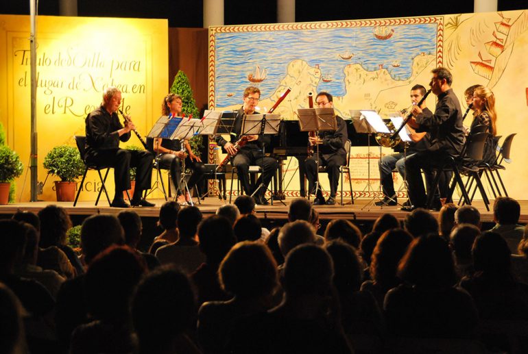 Una actuación de Música a l'estiu en Xàbia