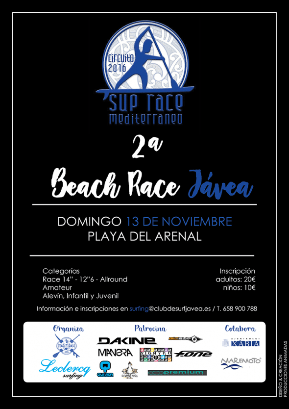 cartel-2ª-beach-race-Leclercq-Surfing