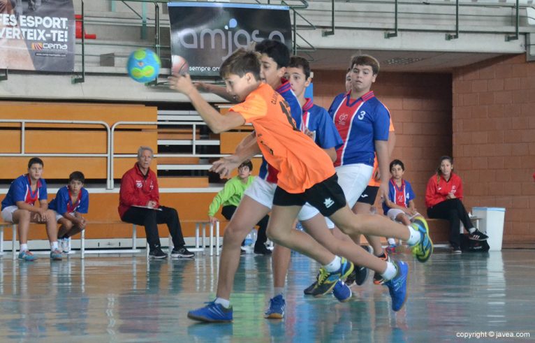 Lanzamiento de un jugador xabiero