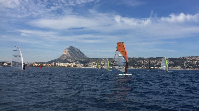 Modalidad Bic Techno en el trofeo de Vela Ligera