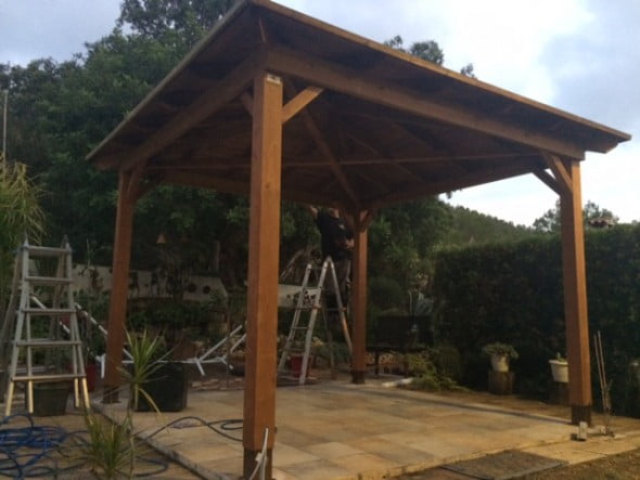 Pérgola para coches