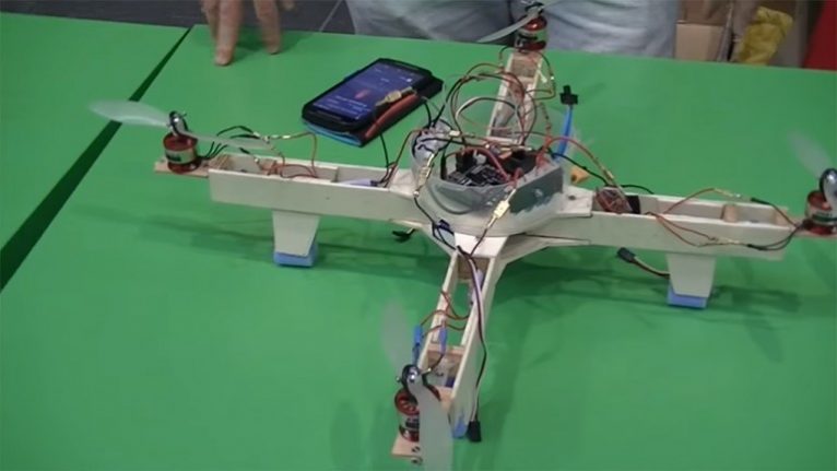 Dron construidos por alumnos en ediciones anteriores