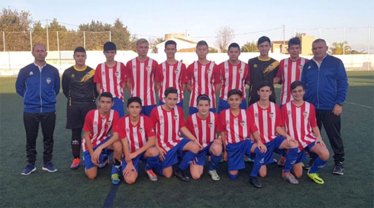 Equipo cadete A del CD Jávea Temporada 2016-17