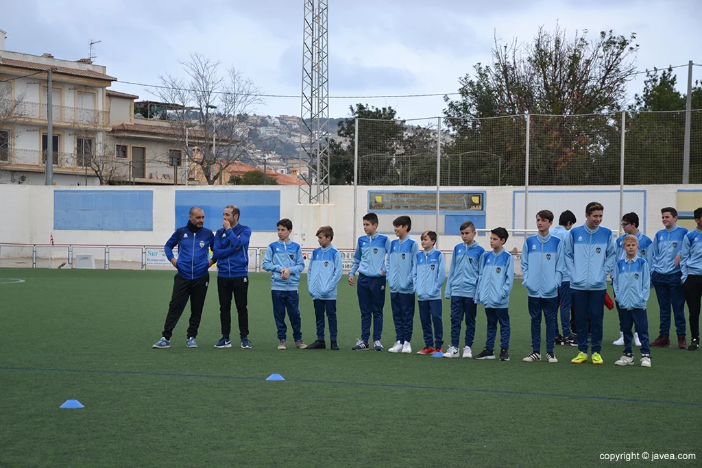 Uno de los equipos infantiles