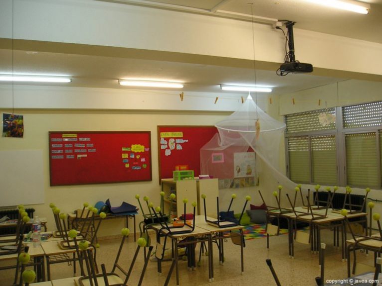 Aula del colegio Trenc d'Alba