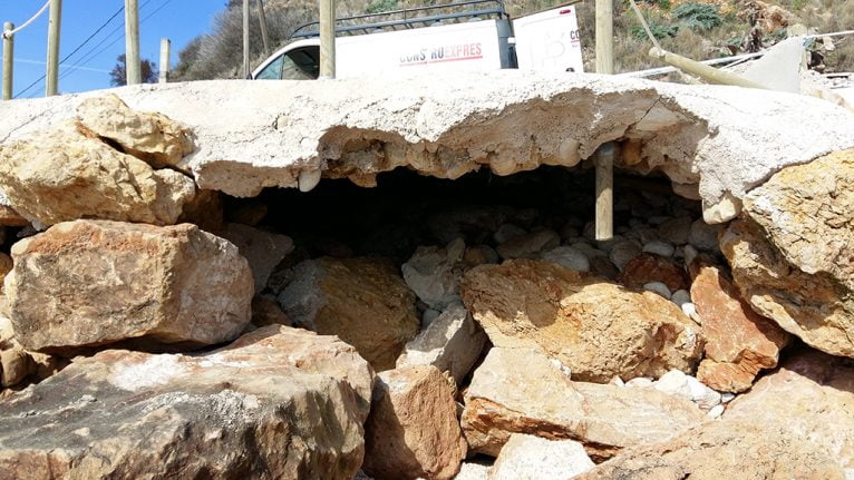 Daños ocasionados por el temporal