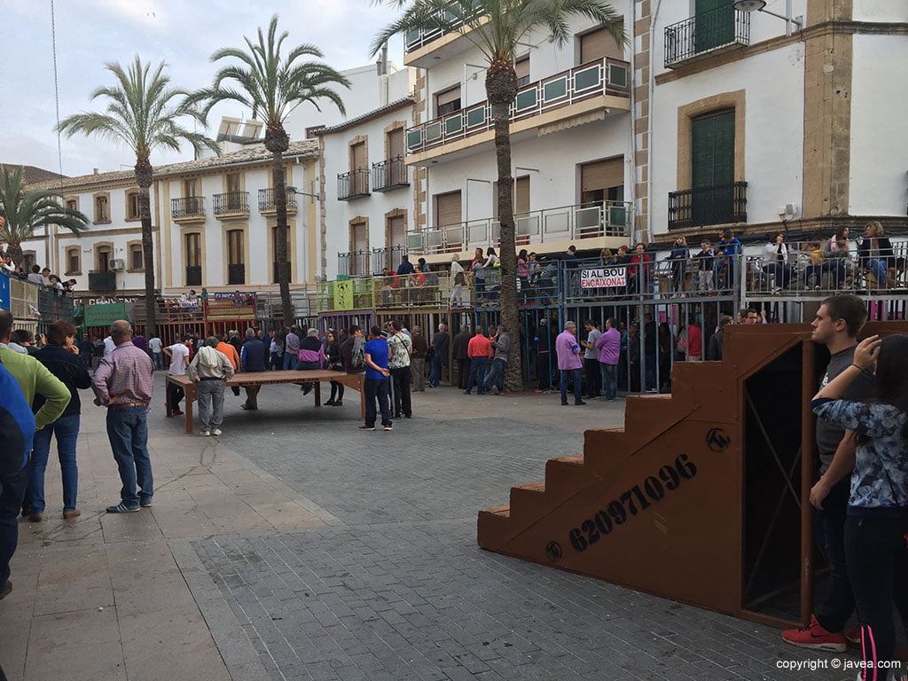 Bous al carrer en las fiestas del Nazareno