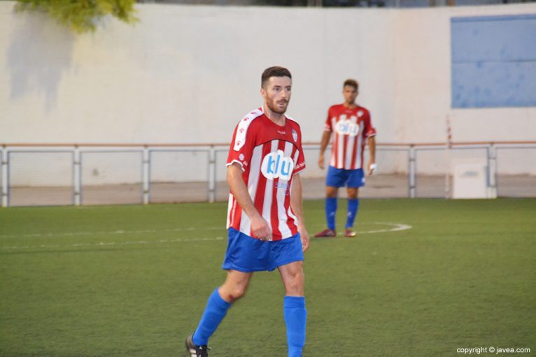 Pau jugador del CD Jávea durante un partido