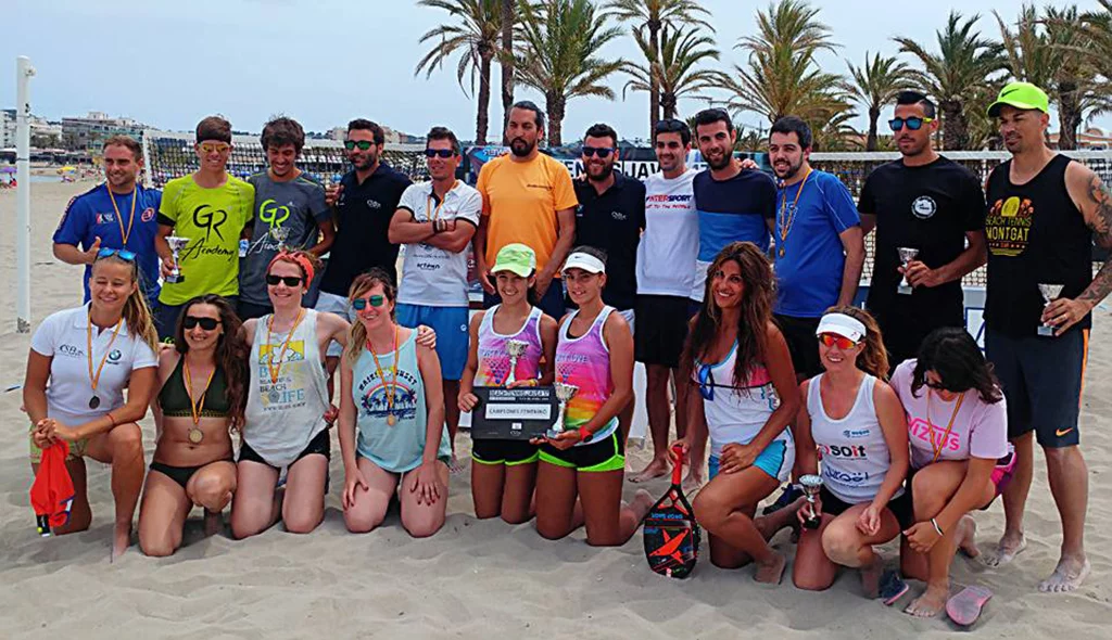 Campeones y finalistas del Torneo Tennis Beach Xàbia