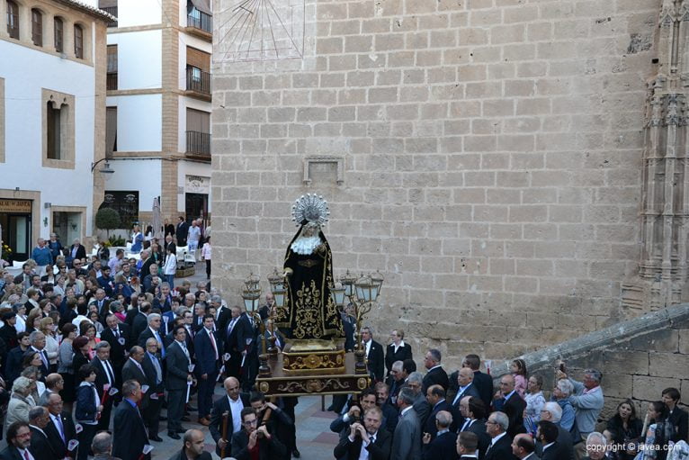 Procesión de subida del Nazareno a la ermita del Calvario