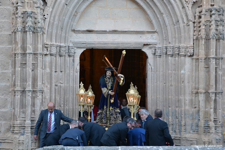 Procesión de subida del Nazareno a la ermita del Calvario