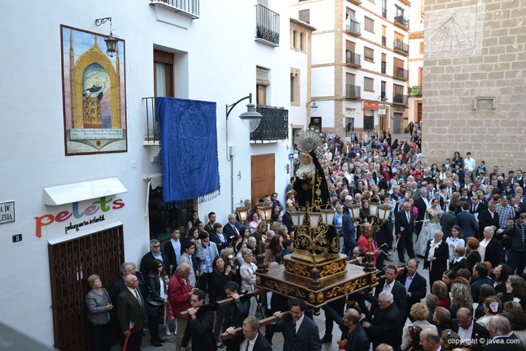 Procesión de subida del Nazareno a la ermita del Calvario