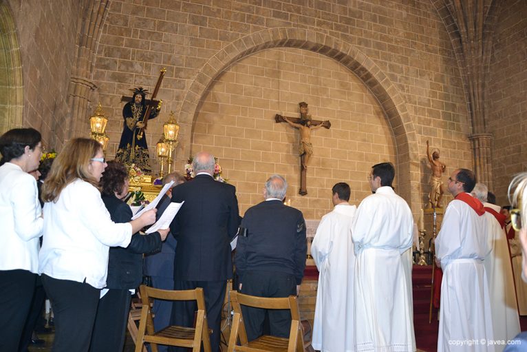 Solemne misa en el día de la fiesta de Jesús Nazareno