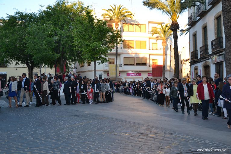 Procesión de subida del Nazareno a la ermita del Calvario