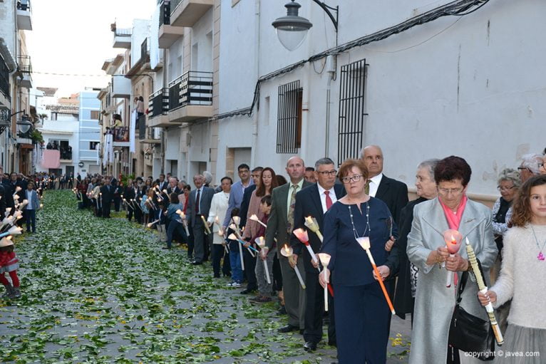 Procesión de subida del Nazareno a la ermita del Calvario