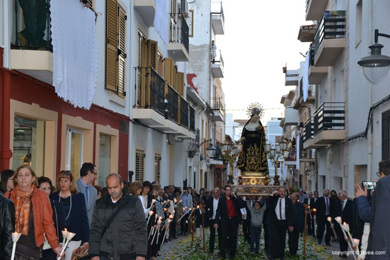 Procesión de subida del Nazareno a la ermita del Calvario