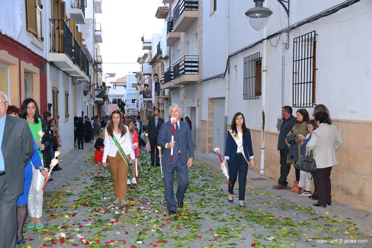 Procesión de subida del Nazareno a la ermita del Calvario