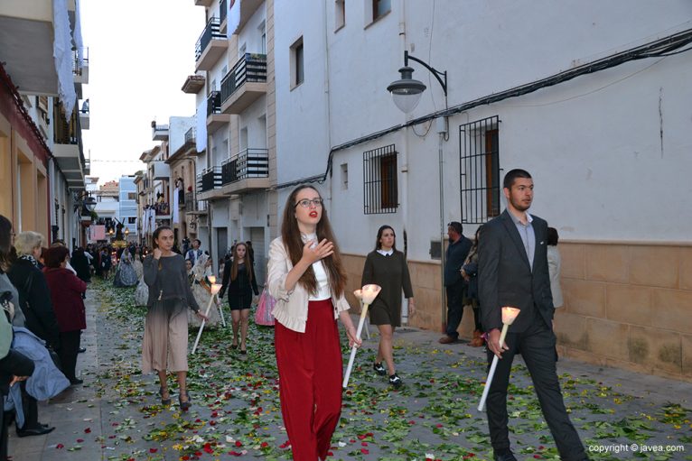 Procesión de subida del Nazareno a la ermita del Calvario