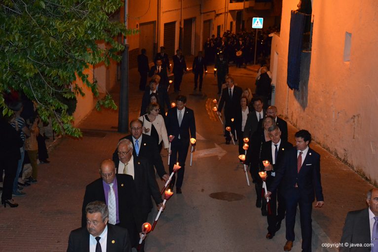 Procesión de subida del Nazareno a la ermita del Calvario