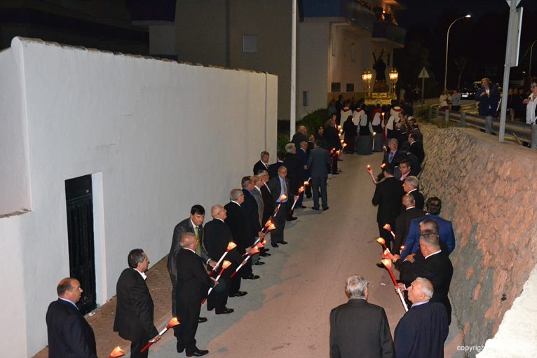 Procesión de subida del Nazareno a la ermita del Calvario