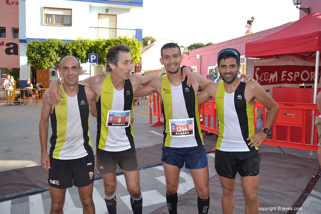 Ignacio Cardona,Víctor Fernández, Moha Rida y Toni Soler