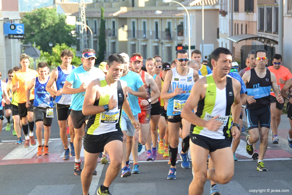 Jaime Escortell en la carrera