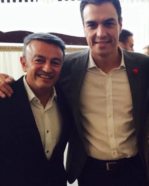 José Chulvi y Pedro Sánchez