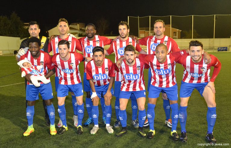 Once del Jávea frente al Dénia