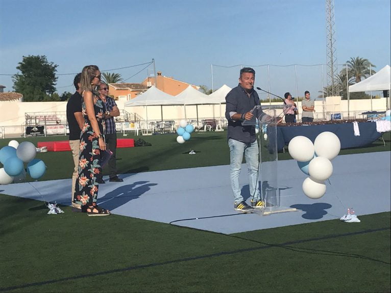 Alcalde Xàbia en la clausura de escuelas deportivas