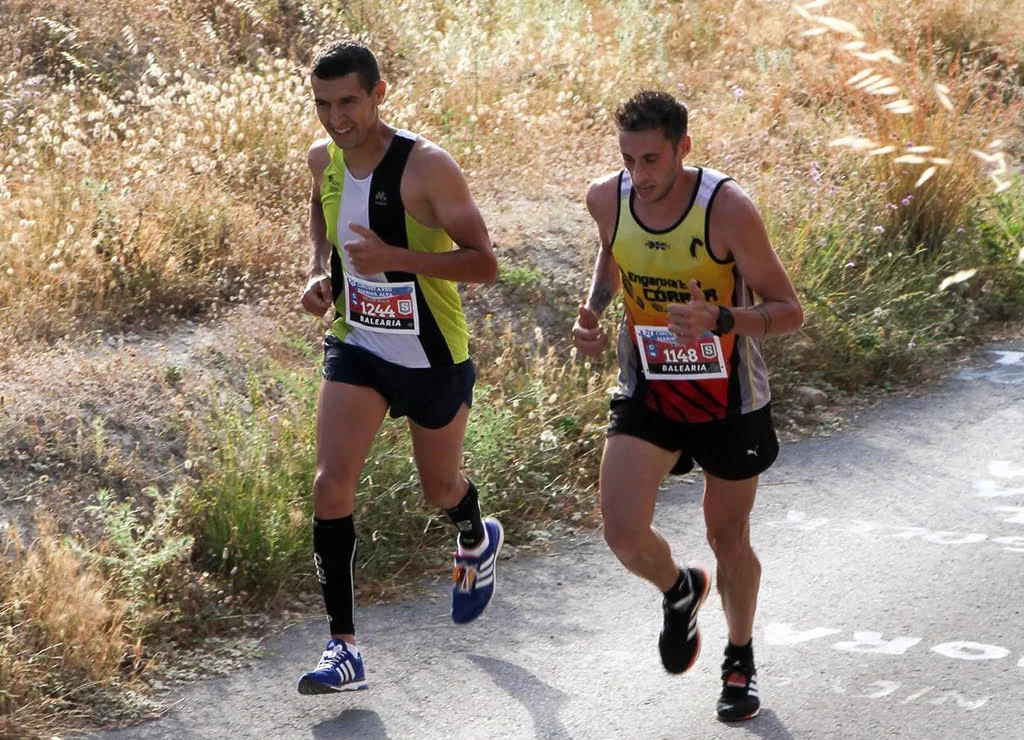 Moha Younnes junto a Fran López en Benissa