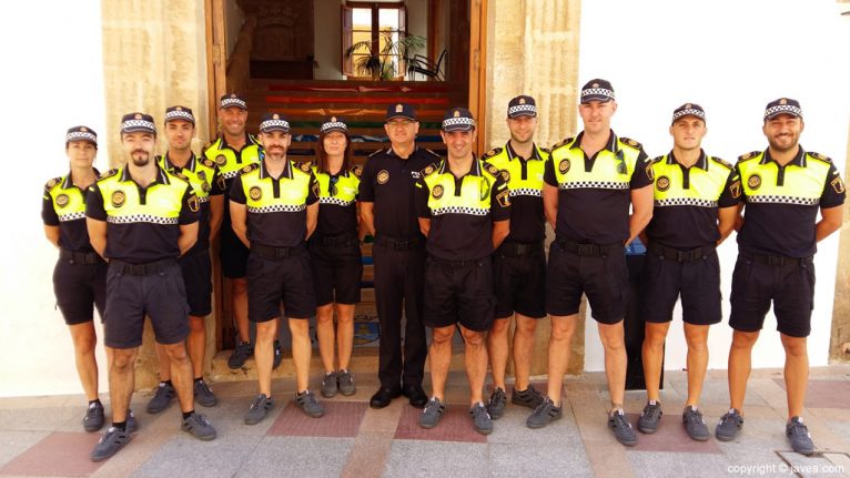 Nuevos agentes de verano en Xàbia