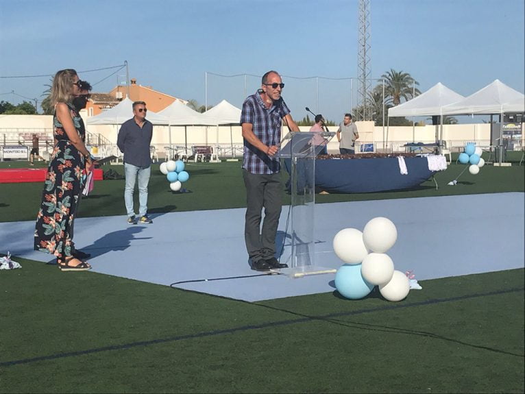 Vicent Colomer en el acto de clausura de las escuelas deportivas