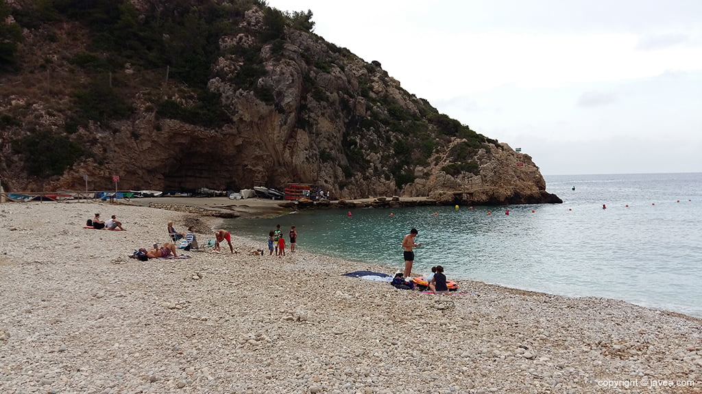 Cala de la Granadella el 7 de julio