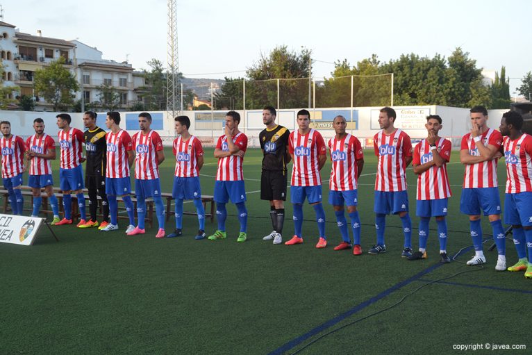 Jugadores de la plantilla del CD Jávea