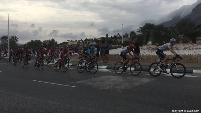 La Vuelta a España a su paso por Xàbia