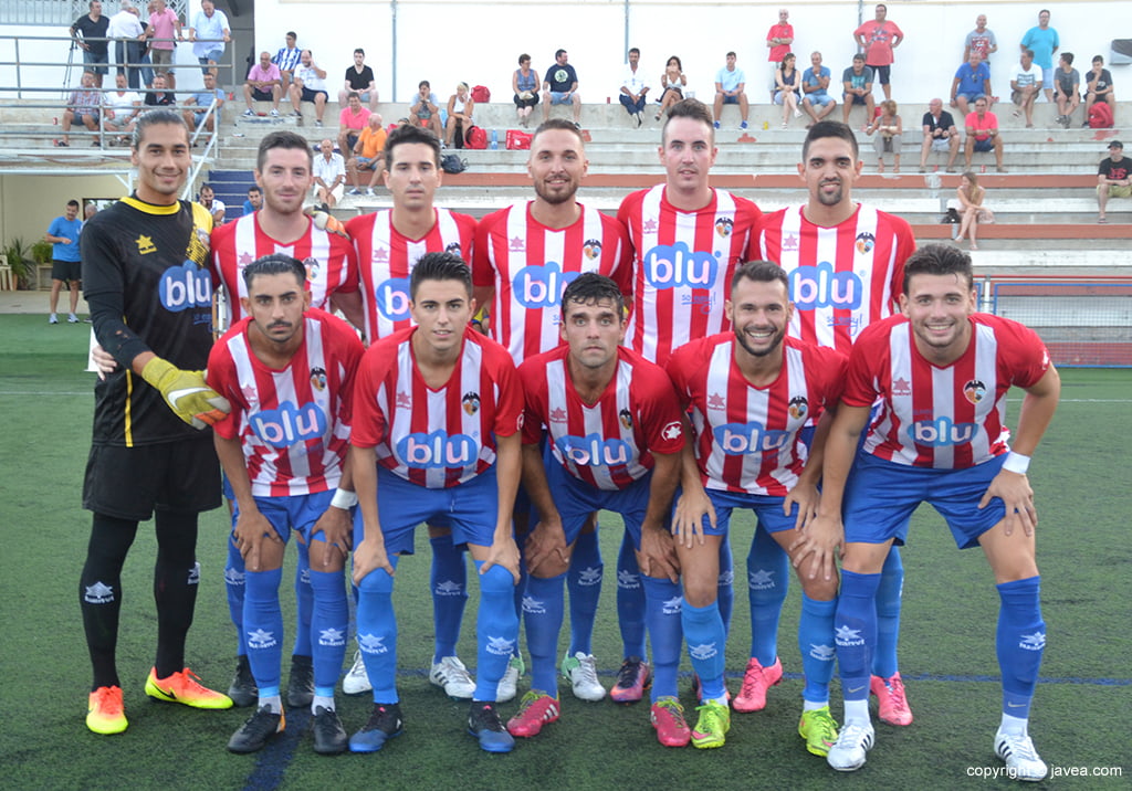 Once del CD Jávea ante la UD Ilicitana