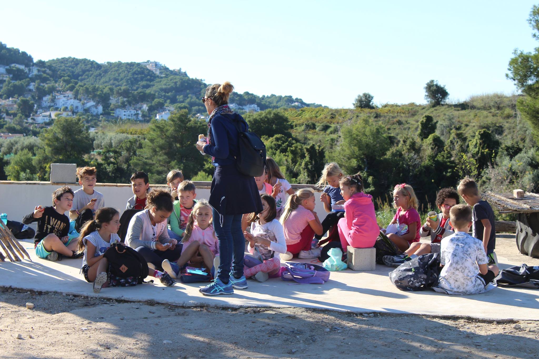 Excursión rural de los alumnos del colegio Santa María Magdalena de Benitatxell